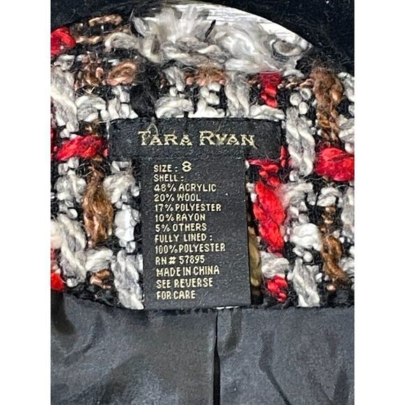 Tara Ryan Sz 8 Retro Blazer - Picture 5 of 15